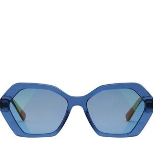 MCM Blue Geometric Sunglasses